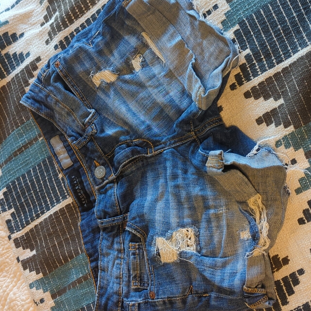 Aeropostale Midi Jean Shorts Size 2